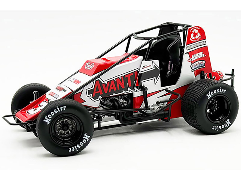 USAC Sprint Car #3P Kyle Cummins Avanti Champion USAC Sprint Car National Championship 2025 1/18 Diecast Model Car ACME A1809902