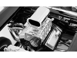 Blown 427 Engine & Transmission Replica from 1957 Chevrolet 150 Gasser 1/18 Model ACME A1807019E