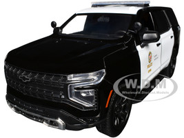 2025 Chevrolet Tahoe Police Pursuit Vehicle Los Angeles Police Department LAPD Black and White Law Enforcement and Public Service Series 1/24 Diecast Model Car Moto2025 Chevrolet Tahoe Police Pursuit Vehicle Los Angeles Police Department LAPD Black and White Law Enforcement and Public Service Series 1/24 Diecast Model Car Motormax 76636rmax 76636