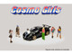 Cosmo Girls 6 piece Diecast Figure Set 6 Figures Limited Edition for 1/64 Scale Models American Diorama AD-2437MJ