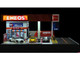 Eneos Japan Gas Station Diorama Set American Diorama X G Fans Series for 1/64 Scale Models American Diorama AD-710038GF