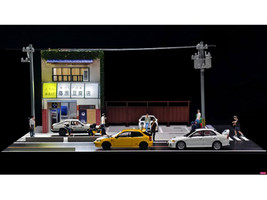 Akina Tofu Shop Diorama Set American Diorama X G Fans Series for 1/64 Scale Models American Diorama AD-710039GF