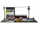 Akina Tofu Shop Diorama Set American Diorama X G Fans Series for 1/64 Scale Models American Diorama AD-710039GF