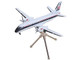 Saab 340A Commercial Aircraft Delta Connection Business Express Airlines N749BA White with Dark Blue and Red Stripes Gemini 200 Series 1/200 Diecast Model Airplane GeminiJets G2GAA1345