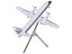 Saab 340A Commercial Aircraft Delta Connection Business Express Airlines N749BA White with Dark Blue and Red Stripes Gemini 200 Series 1/200 Diecast Model Airplane GeminiJets G2GAA1345