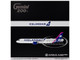 Airbus A321neo Commercial Aircraft Icelandair TF IAA White with Blue and Pink Tail Gemini 200 Series 1/200 Diecast Model Airplane GeminiJets G2ICE1401