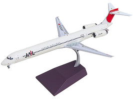 McDonnell Douglas MD 90 Commercial Aircraft Japan Airlines JA002D White with Red Tail Gemini 200 Series 1/200 Diecast Model Airplane GeminiJets G2JAL1330