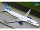 Airbus A321neo Commercial Aircraft JetBlue Airways N2180J White with Blue Tail Gemini 200 Series 1/200 Diecast Model Airplane GeminiJets G2JBU1336