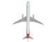 Airbus A321P2F Commercial Aircraft Qantas Freight Santa s Freight VH XF4 White with Graphics and Red Tail Gemini 200 Series 1/200 Diecast Model Airplane GeminiJets G2QFA1477