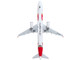 Airbus A321P2F Commercial Aircraft Qantas Freight Santa s Freight VH XF4 White with Graphics and Red Tail Gemini 200 Series 1/200 Diecast Model Airplane GeminiJets G2QFA1477