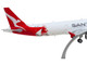 Airbus A321P2F Commercial Aircraft Qantas Freight Santa s Freight VH XF4 White with Graphics and Red Tail Gemini 200 Series 1/200 Diecast Model Airplane GeminiJets G2QFA1477