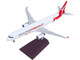 Airbus A321P2F Commercial Aircraft Qantas Freight Santa s Freight VH XF4 White with Graphics and Red Tail Gemini 200 Series 1/200 Diecast Model Airplane GeminiJets G2QFA1477