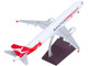 Airbus A321P2F Commercial Aircraft Qantas Freight Santa s Freight VH XF4 White with Graphics and Red Tail Gemini 200 Series 1/200 Diecast Model Airplane GeminiJets G2QFA1477