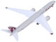 Boeing 777 9 Commercial Aircraft Qatar Airways A7 BKA Gray with Dark Red Tail Graphics 1/400 Diecast Model Airplane GeminiJets GJ2278