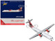 ATR 72 600 Commercial Aircraft Loganair Scotland s Airline G LMTE White with Red Plaid Tail 1/400 Diecast Model Airplane GeminiJets GJ2308
