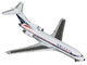 Boeing 727 100 Commercial Aircraft Delta Air Lines N1633 White with Red and Blue Stripes 1/400 Diecast Model Airplane GeminiJets GJ2355
