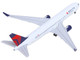 Boeing 767 300ER Commercial Aircraft Delta Air Lines N199DN White with Red and Blue Tail 1/400 Diecast Model Airplane GeminiJets GJ2363