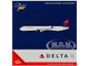 Boeing 767 300ER Commercial Aircraft Delta Air Lines N199DN White with Red and Blue Tail 1/400 Diecast Model Airplane GeminiJets GJ2363