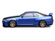 Nissan Skyline GT R R34 V Spec II RHD Right Hand Drive Bayside Blue Metallic with Carbon Hood Senior 64 Series 1/64 Diecast Model Car MotorHelix M63450-HK Nissan Skyline GT R R34 V Spec II RHD Right Hand Drive Bayside Blue Metallic with Carbon Hood Senior 64 Series 1/64 Diecast Model Car MotorHelix M63450-HK