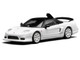 Honda NSX R GT RHD Right Hand Drive Championship White with Black Top Intern 64 Series 1/64 Diecast Model Car MotorHelix M65521