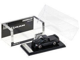 2003 Dodge Ram SRT 10 Pickup Truck Black 1/64 Diecast Model Car Shoom64 Models SHOOM-103-003