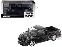 2003 Dodge Ram SRT 10 Pickup Truck Black 1/64 Diecast Model Car Shoom64 Models SHOOM-103-003