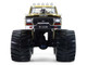 1979 Ford F 250 Monster Truck Bigfoot #1 50th Anniversary Gold Chrome with Bob Chandler Standing Figure Kings of Crunch Series 1/18 Diecast Model Car Greenlight 13715