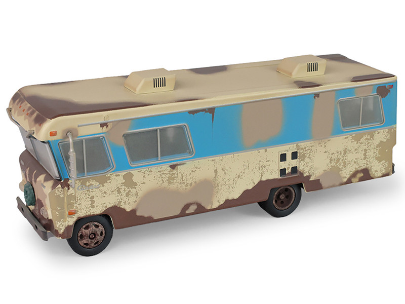 1972 Condor II RV Recreational Vehicle Going on Vacation Evergreen Weathered Hobby Exclusive Series 1/64 Diecast Model Car Greenlight 30551