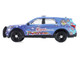 2022 Ford Police Interceptor Utility Miami Police Department Hispanic Heritage Month Blue with Graphics Hobby Exclusive Series 1/64 Diecast Model Car Greenlight 30554