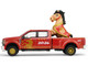2022 Ford F 450 Dually Pickup Truck Chinese Zodiac 2026 Year of the Horse Red with Gold Graphics and Horse Figure Hobby Exclusive Series 1/64 Diecast Model Car Greenlight GL30577 2022 Ford F 450 Dually Pickup Truck Chinese Zodiac 2026 Year of the Horse Red with Gold Graphics and Horse Figure Hobby Exclusive Series 1/64 Diecast Model Car Greenlight GL30577