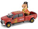 2022 Ford F 450 Dually Pickup Truck Chinese Zodiac 2026 Year of the Horse Red with Gold Graphics and Horse Figure Hobby Exclusive Series 1/64 Diecast Model Car Greenlight GL30577 2022 Ford F 450 Dually Pickup Truck Chinese Zodiac 2026 Year of the Horse Red with Gold Graphics and Horse Figure Hobby Exclusive Series 1/64 Diecast Model Car Greenlight GL30577