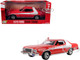 1976 Ford Gran Torino Red with White Graphics Hollywood Greatest Hits Series 1/24 Diecast Model Car Greenlight 84221