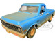 1971 Chevrolet C 10 Pickup Truck Blue Dirty Version Hollywood Greatest Hits Series 1/24 Diecast Model Car Greenlight 84223