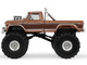 1978 Ford F 350 Monster Truck with 66 Inch Tires BFT Brown Two Tone Kings of Crunch Series 1/43 Diecast Model Car Greenlight 88051
