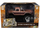 1978 Ford F 350 Monster Truck with 66 Inch Tires BFT Brown Two Tone Kings of Crunch Series 1/43 Diecast Model Car Greenlight 88051
