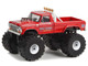 1978 Ford F 250 Monster Truck with 66 Inch Tires First Blood Red Kings of Crunch Series 1/43 Diecast Model Car Greenlight 88052