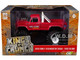 1978 Ford F 250 Monster Truck with 66 Inch Tires First Blood Red Kings of Crunch Series 1/43 Diecast Model Car Greenlight 88052