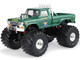 1975 Ford F 250 Monster Truck with 66 Inch Tires Thumper Green Metallic Kings of Crunch Series 1/43 Diecast Model Car Greenlight 88053