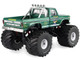 1975 Ford F 250 Monster Truck with 66 Inch Tires Thumper Green Metallic Kings of Crunch Series 1/43 Diecast Model Car Greenlight 88053