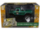 1975 Ford F 250 Monster Truck with 66 Inch Tires Thumper Green Metallic Kings of Crunch Series 1/43 Diecast Model Car Greenlight 88053