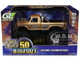1979 Ford F 250 Monster Truck Bigfoot #1 50th Anniversary Gold Metallic Kings of Crunch Series 1/43 Diecast Model Car Greenlight 88061