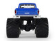 1976 Ford F 250 Monster Truck Garbage Pail Kids 40th Anniversary Buck Truck Blue Metallic with Graphics Kings of Crunch Series 1/43 Diecast Model Car Greenlight 88062