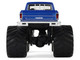 1976 Ford F 250 Monster Truck Garbage Pail Kids 40th Anniversary Buck Truck Blue Metallic with Graphics Kings of Crunch Series 1/43 Diecast Model Car Greenlight 88062