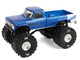 1976 Ford F 250 Monster Truck Garbage Pail Kids 40th Anniversary Buck Truck Blue Metallic with Graphics Kings of Crunch Series 1/43 Diecast Model Car Greenlight 88062