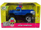 1976 Ford F 250 Monster Truck Garbage Pail Kids 40th Anniversary Buck Truck Blue Metallic with Graphics Kings of Crunch Series 1/43 Diecast Model Car Greenlight 88062