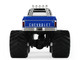 1972 Chevrolet K 10 Monster Truck Chevron 150th Anniversary White and Blue Metallic Kings of Crunch Series 1/43 Diecast Model Car Greenlight 88063