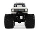 1972 Chevrolet K 10 Monster Truck Chevron 150th Anniversary White and Blue Metallic Kings of Crunch Series 1/43 Diecast Model Car Greenlight 88063