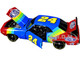 1969 Chevrolet Camaro #24 Jeff Gordon Hendrick Motorsports First Win Tribute Blue and Red with Rainbow Stripes 1/18 Diecast Model Car Highway 61 HWY-18052