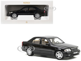 1993 Mercedes Benz C36 AMG Black Metallic 1/18 Diecast Model Car Norev 183381