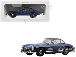 1954 Mercedes Benz 300 SL Blue 1/18 Diecast Model Car Norev 183852